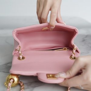 Chanel 金属球方胖子 粉色 图7