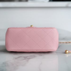 Chanel 金属球方胖子 粉色 图9