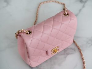 Chanel 金属球方胖子 粉色 图6