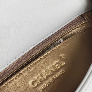 Ohanel2020春夏新款 羊皮金属球mini CF方胖子金珠可调节斜挎单肩包 1787 尺寸: 20cm 图7