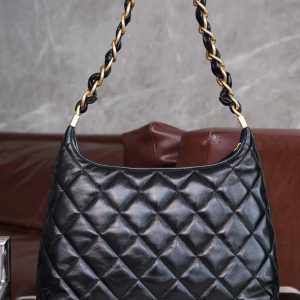 Chanel 24a Hobo黑色 大号 图3