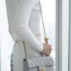Chanel 王̆̈炸̆̈ CF金属球 大Mini 浅灰色 图1