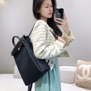 双肩款背包全黑色这个真的难得!!万人找的Herbag ! 图1