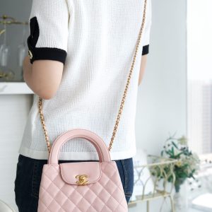 CHAENL Kelly手柄包 浅粉色 图7
