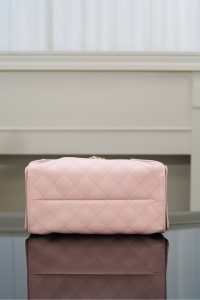 Chanel 25s small hobo 抽绳水桶包 粉色 小号 图9
