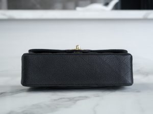 ￼ 「Classic Flap」经典口盖包 黑牛金 小号 图6