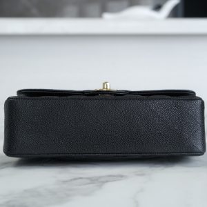 ￼ 「Classic Flap」经典口盖包 黑牛金 小号 图6