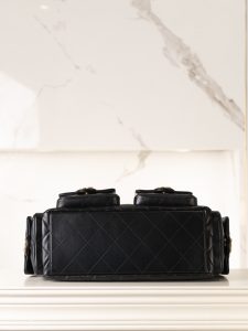 CHAENL 25c 大号嬉皮 hobo bag 黑金 图9