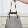 Chanel 25A 水桶包 灰色 图1