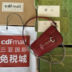 【配置专柜包装】Gucci Horsebit 1955系列迷你肩背包款号774209 1DB0N 9014品牌以全新视角 图1
