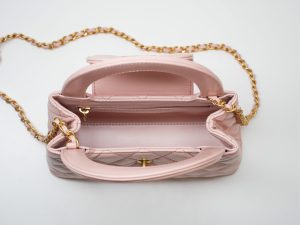 CHAENL Kelly手柄包 浅粉色 图8