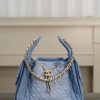 Chanel small hobo bag 牛仔蓝小号 图1