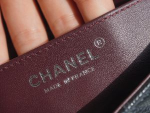 CF Classic Flap |荔枝纹 Mini 黑银 图9