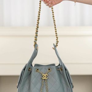 Chanel small hobo 雾霾蓝 鱼子酱 小号 图1