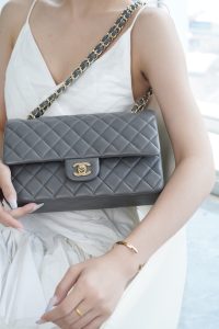 CF Classic Flap| 中号羊皮 深灰ʚྀིɞ 图7