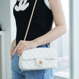 Chanel 金属球 Mini 仙女白 图5
