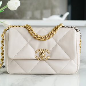 CHANEL BAG 小号 米白 图1