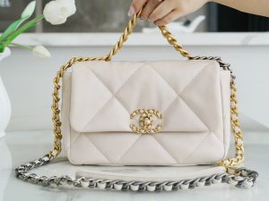 CHANEL BAG 小号 米白 图2