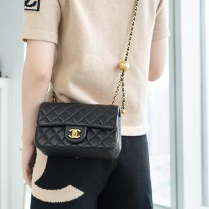 Chanel 23C大mini金属球 黑色 图4