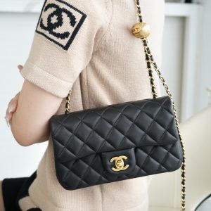 Chanel 23C大mini金属球 黑色 图9