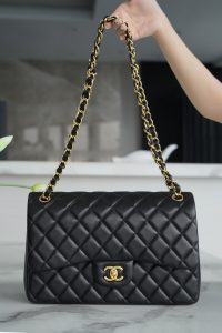 CF Classic Flap Jumbo |黑金 羊皮 大号 图1