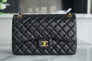 CF Classic Flap Jumbo |黑金 羊皮 大号 图2