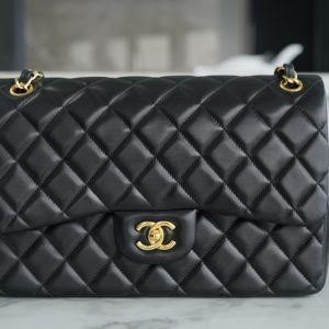 CF Classic Flap Jumbo |黑金 羊皮 大号 图2