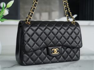 CF Classic Flap Jumbo |黑金 羊皮 大号 图3