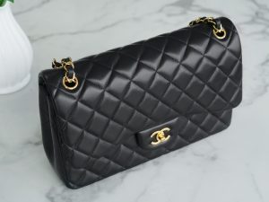CF Classic Flap Jumbo |黑金 羊皮 大号 图4