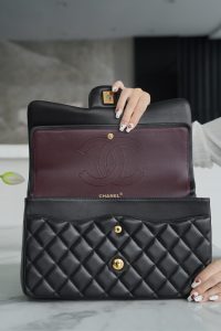 CF Classic Flap Jumbo |黑金 羊皮 大号 图6