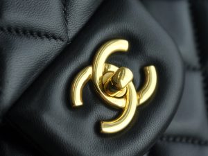 CF Classic Flap Jumbo |黑金 羊皮 大号 图9