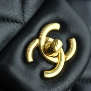 CF Classic Flap Jumbo |黑金 羊皮 大号 图9
