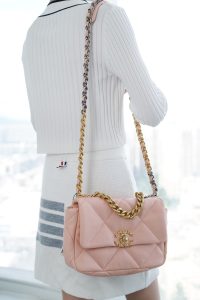 CHANE·L春夏新品19bag 裸粉小号 图1