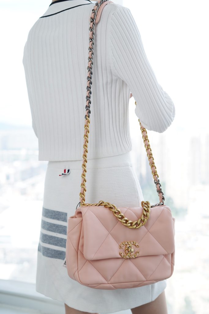 CHANE·L春夏新品19bag 裸粉小号 图1