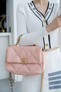 CHANE·L春夏新品19bag 裸粉小号 图2