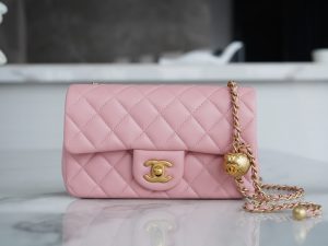 Chanel 金属球 Mini粉色 图1