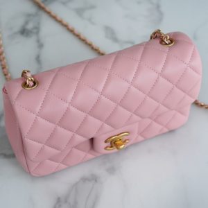 Chanel 金属球 Mini粉色 图7