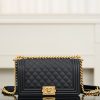 Chanel leboy 小球纹黑金中号 图1