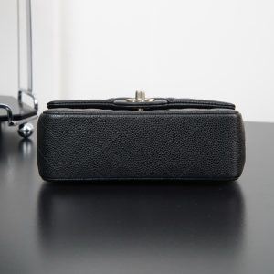 CF Classic Flap |荔枝纹 Mini 黑浅金 图9