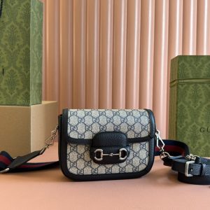 。 【原厂皮配(Cdfmall三亚免税店手提袋】 Horsebit mini马鞍包 你们心心念念的迷你号终于到货了! 设 图1