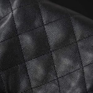 Chanel 26C系列 25bag mini鱼子酱 黑金 图3