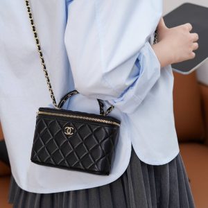 chanel 25P 新款编织手柄 盒子包 图1