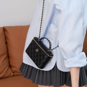 chanel 25P 新款编织手柄 盒子包 图3
