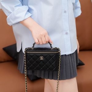 chanel 25P 新款编织手柄 盒子包 图7