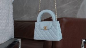 CHAENL 新色 Kelly手柄包 冰川蓝 图1