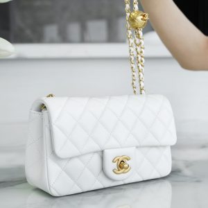 Chanel 金属球 Mini 仙女白 图3