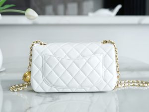 Chanel 金属球 Mini 仙女白 图2
