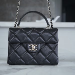 CHANEL 24p 手柄kelly盒子 黑色小号 图2