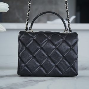 CHANEL 24p 手柄kelly盒子 黑色小号 图3