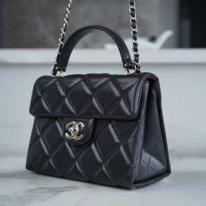 CHANEL 24p 手柄kelly盒子 黑色小号 图4